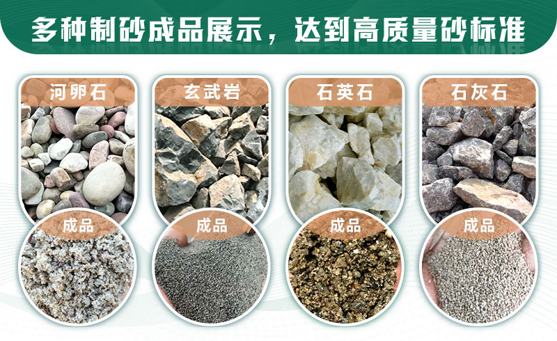 什么樣的石頭適合制砂？制沙生產(chǎn)線如何配置？